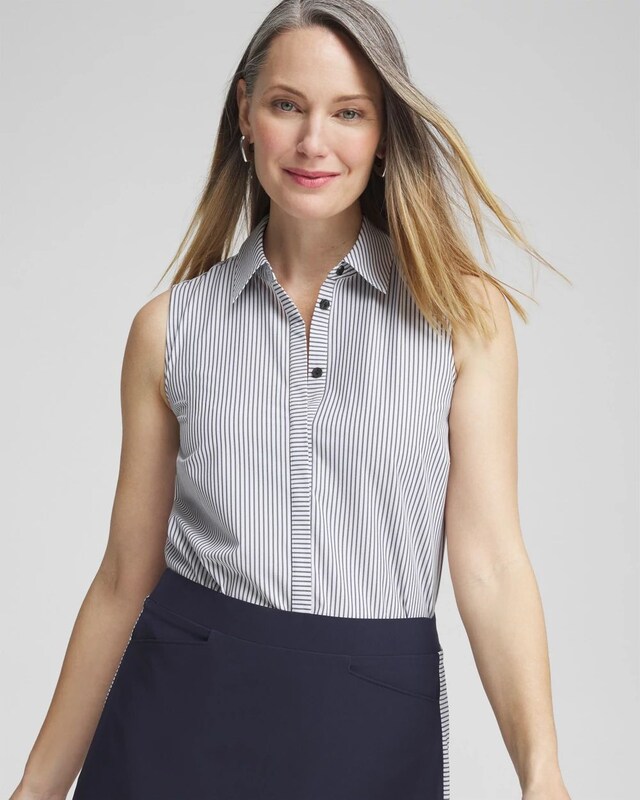 Zenergy Neema UPF Mixed Stripe Tank - image 1